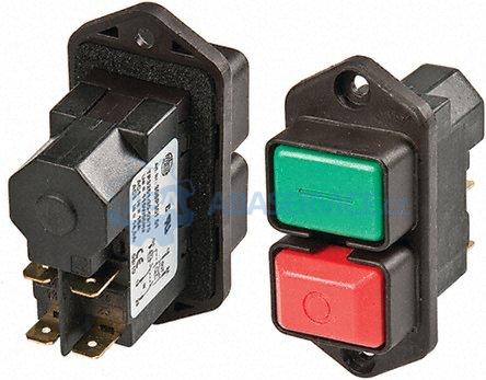 Kompletní vypínač 230V/14,5A (s držákem)