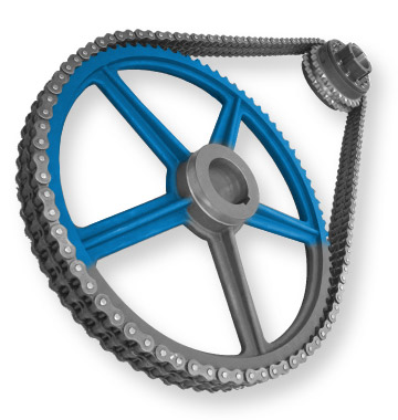 MJ-75-100-150   OZUBENÉ ŘETĚZOVÉ KOLO 24/300