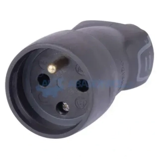 ZÁSUVKA GUMOVÁ 3x16A/230V IP44